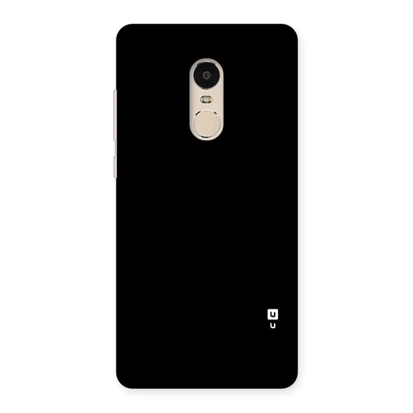 Just Black Back Case for Xiaomi Redmi Note 4