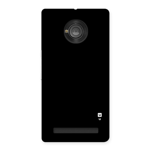 Just Black Back Case for Yu Yuphoria