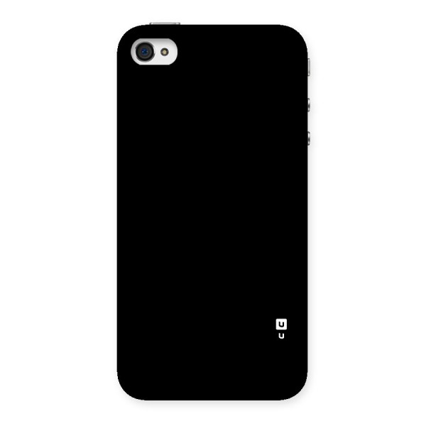 Just Black Back Case for iPhone 4 4s