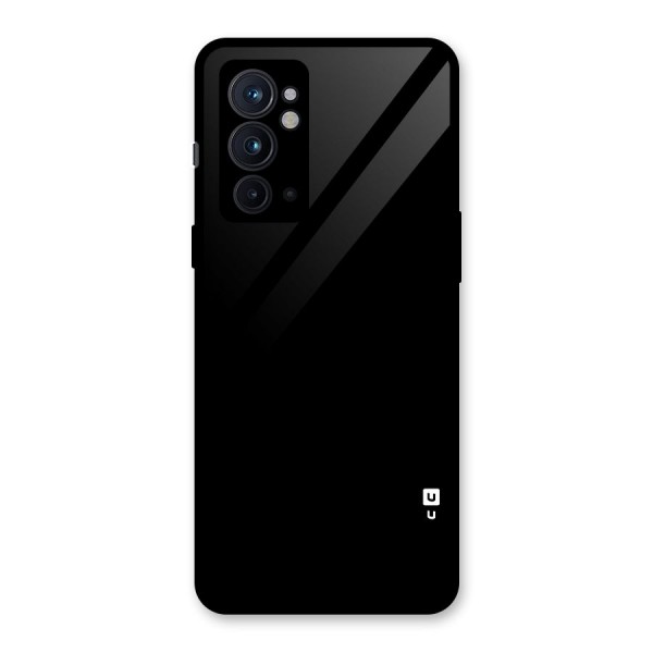 Just Black Glass Back Case for OnePlus 9RT 5G