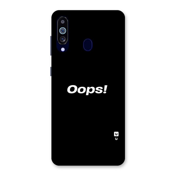 Just Oops Back Case for Galaxy A60