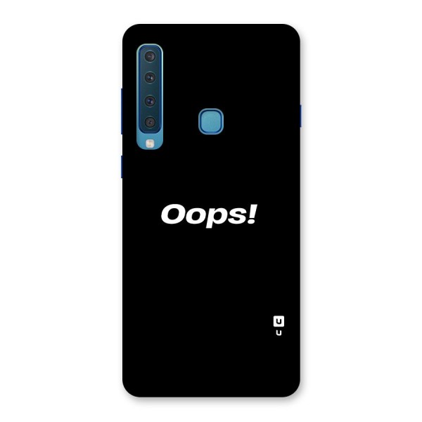 Just Oops Back Case for Galaxy A9 (2018)