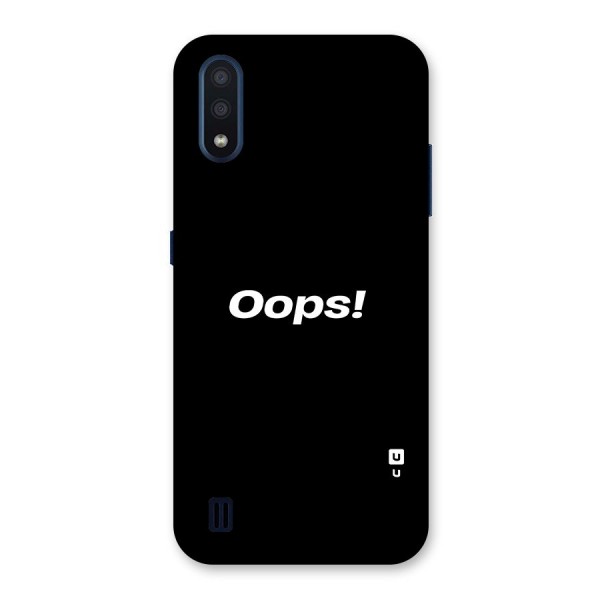 Just Oops Back Case for Galaxy M01