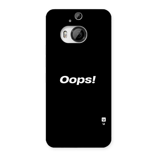 Just Oops Back Case for HTC One M9 Plus