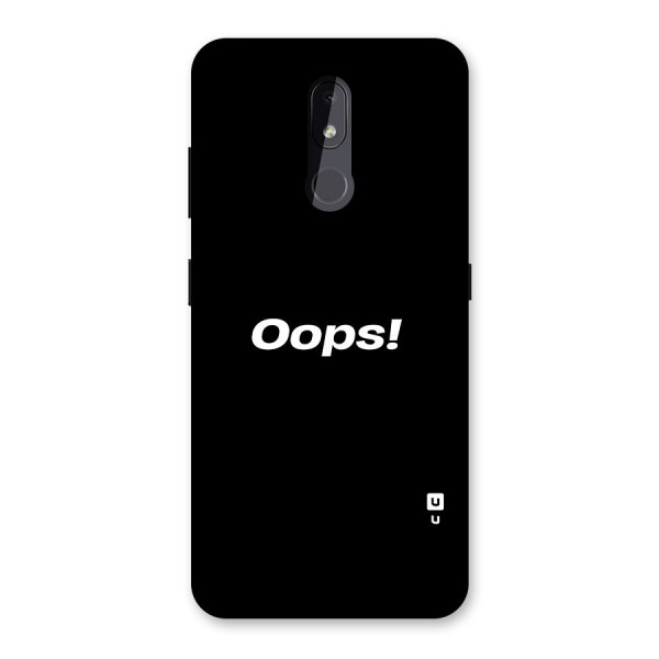 Just Oops Back Case for Nokia 3.2