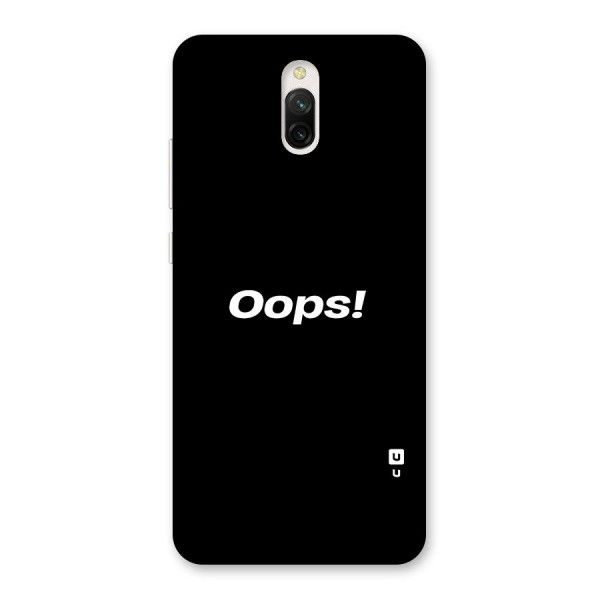 Just Oops Back Case for Redmi 8A Dual