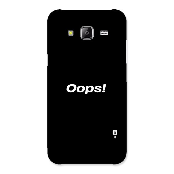 Just Oops Back Case for Samsung Galaxy J5