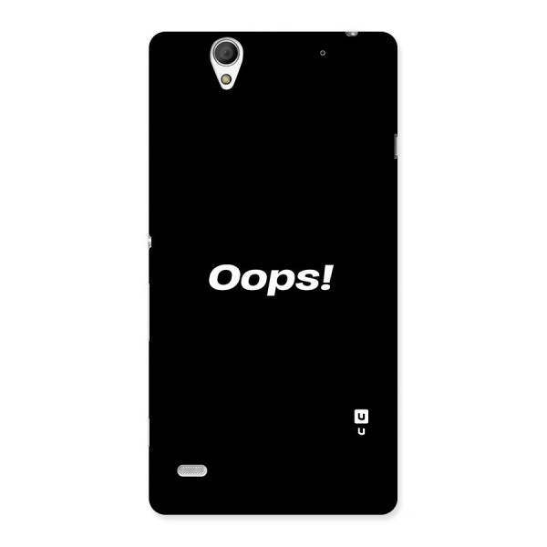 Just Oops Back Case for Sony Xperia C4