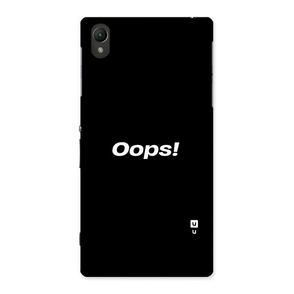 Just Oops Back Case for Sony Xperia Z1