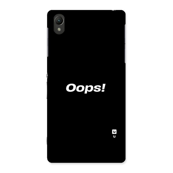 Just Oops Back Case for Sony Xperia Z2