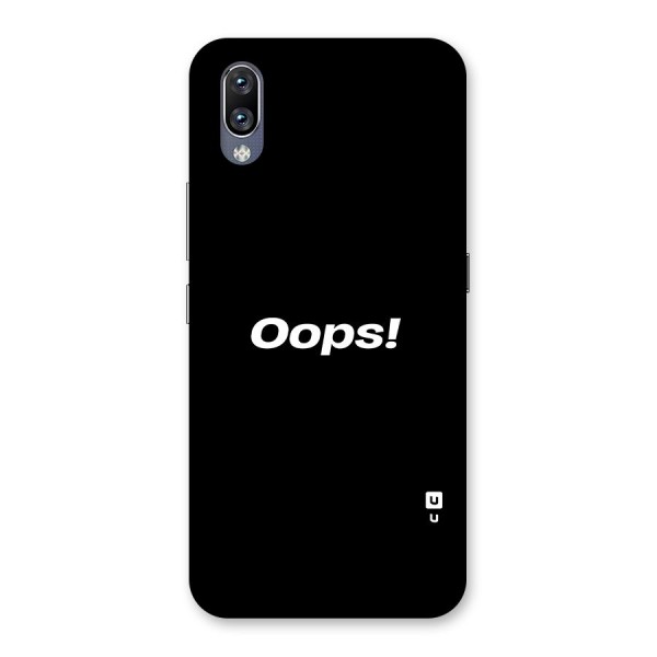 Just Oops Back Case for Vivo NEX