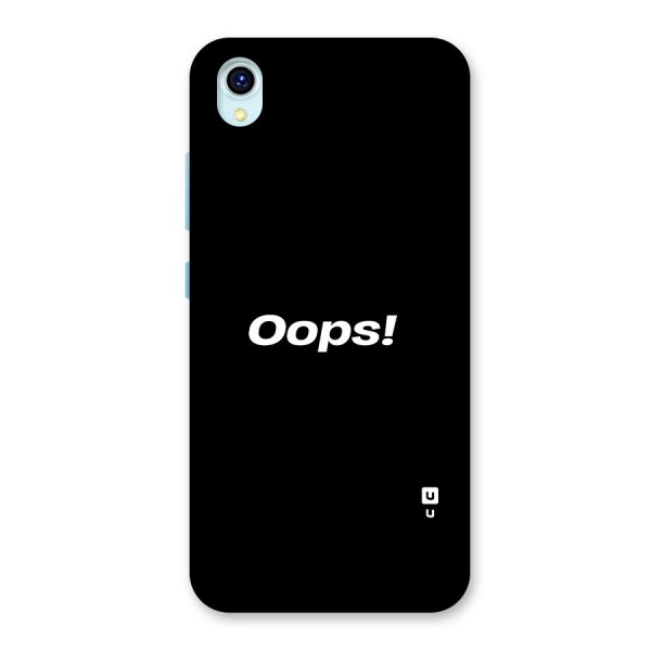 Just Oops Back Case for Vivo Y1s