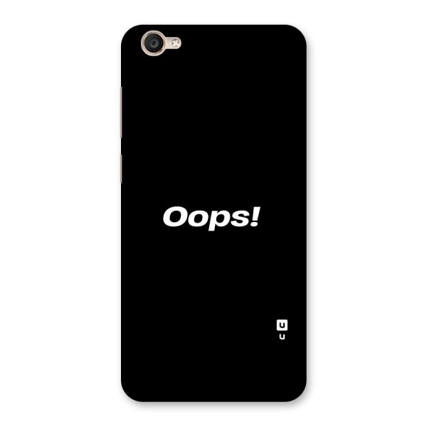 Just Oops Back Case for Vivo Y55s