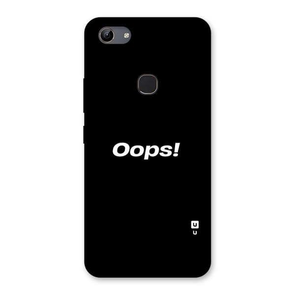 Just Oops Back Case for Vivo Y81