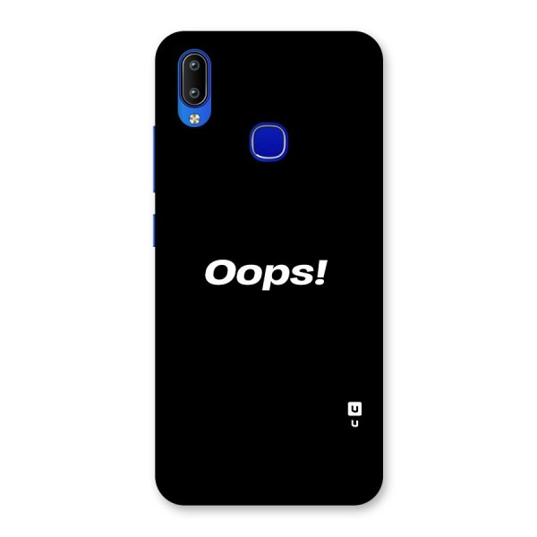 Just Oops Back Case for Vivo Y91