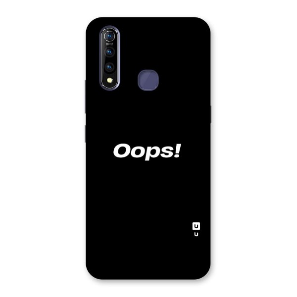 Just Oops Back Case for Vivo Z1 Pro