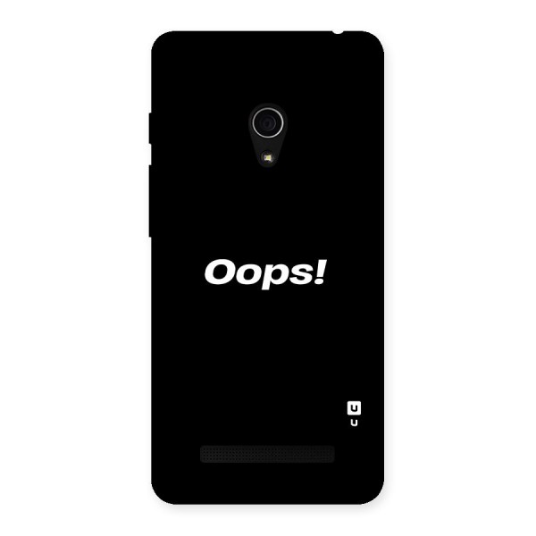 Just Oops Back Case for Zenfone 5