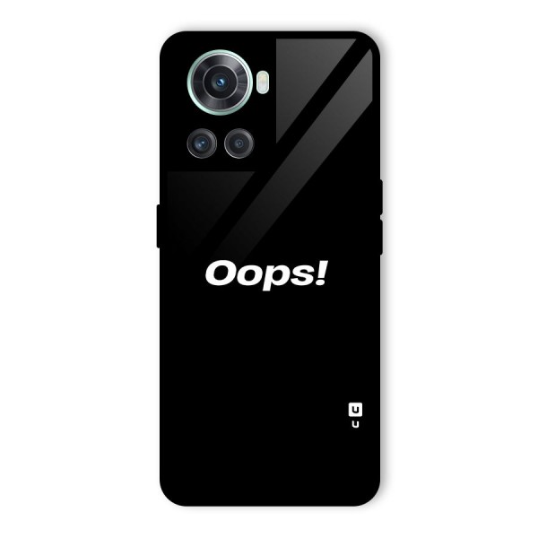 Just Oops Glass Back Case for OnePlus 10R