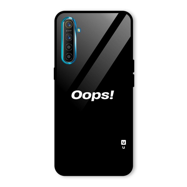 Just Oops Glass Back Case for Realme XT