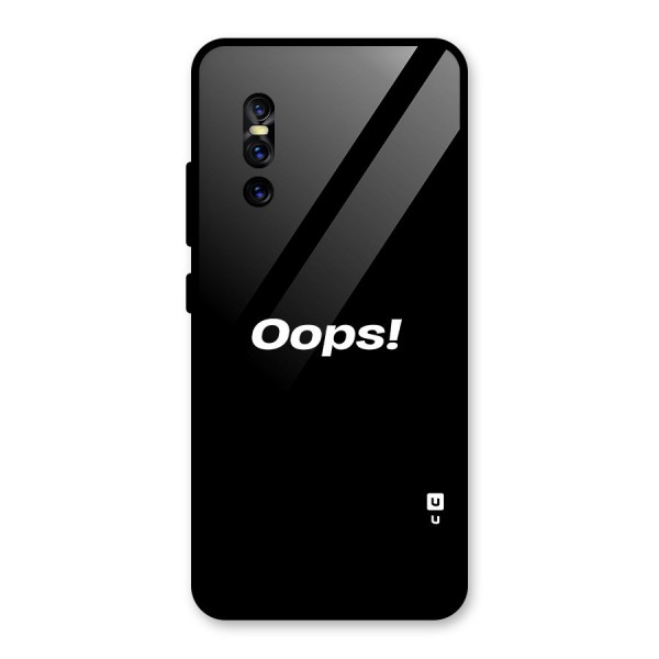 Just Oops Glass Back Case for Vivo V15 Pro