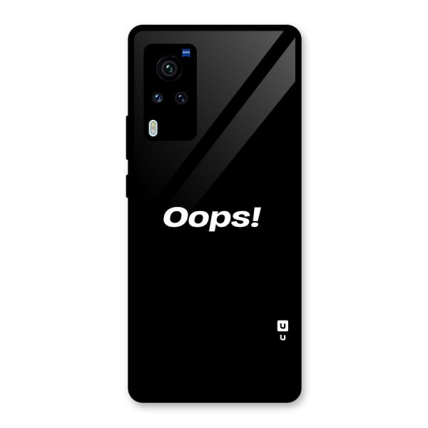 Just Oops Glass Back Case for Vivo X60 Pro