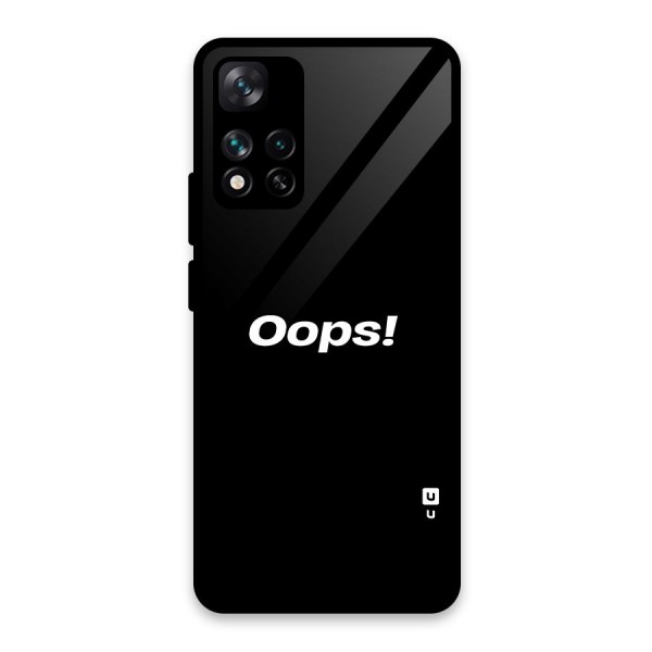 Just Oops Glass Back Case for Xiaomi 11i HyperCharge 5G