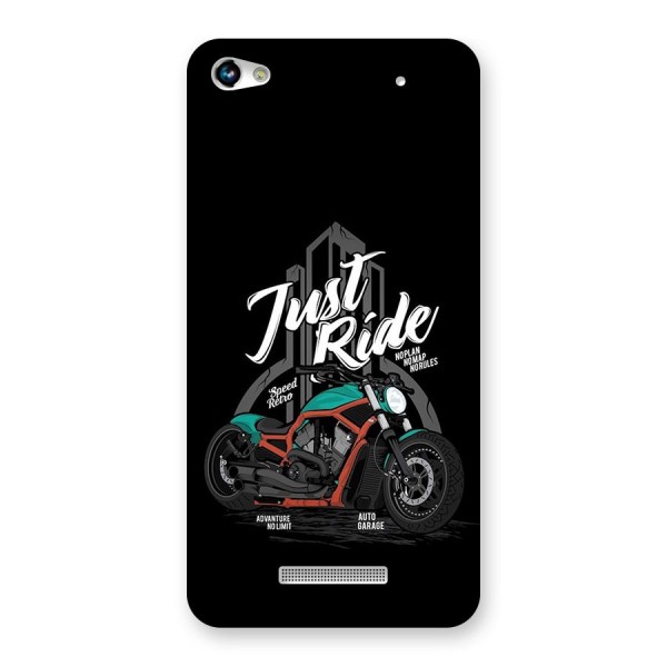 Just Ride Speed Back Case for Canvas Hue 2 A316