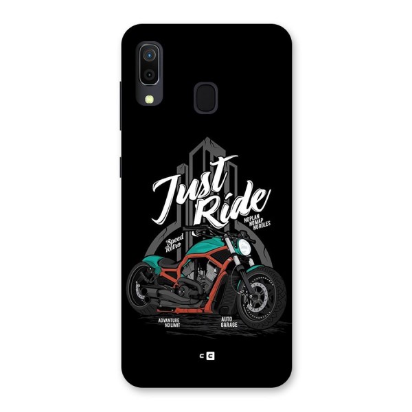 Just Ride Speed Back Case for Galaxy A30