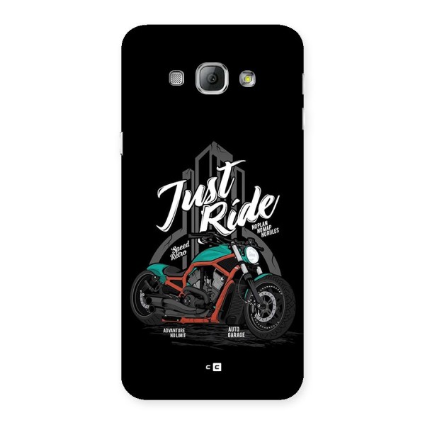 Just Ride Speed Back Case for Galaxy A8