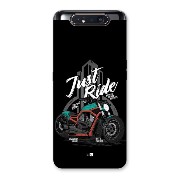 Just Ride Speed Back Case for Galaxy A80