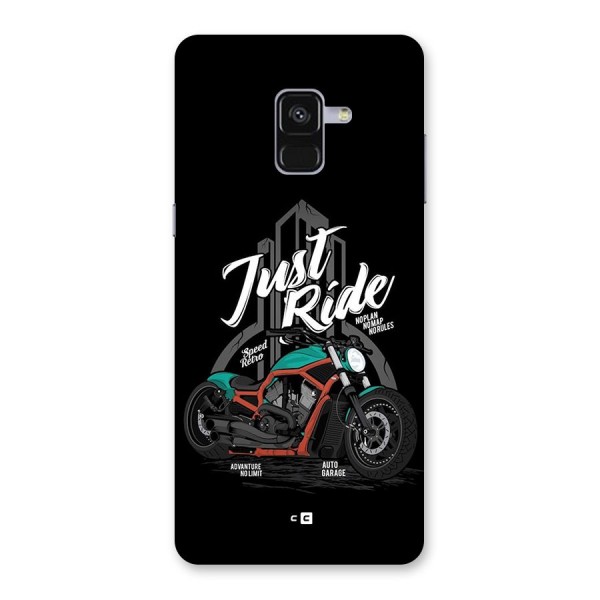 Just Ride Speed Back Case for Galaxy A8 Plus