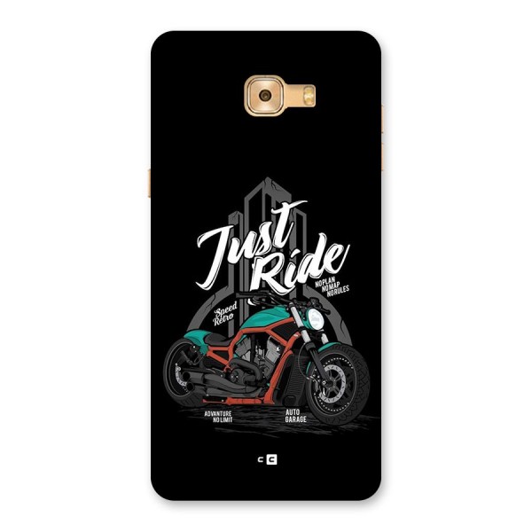 Just Ride Speed Back Case for Galaxy C9 Pro