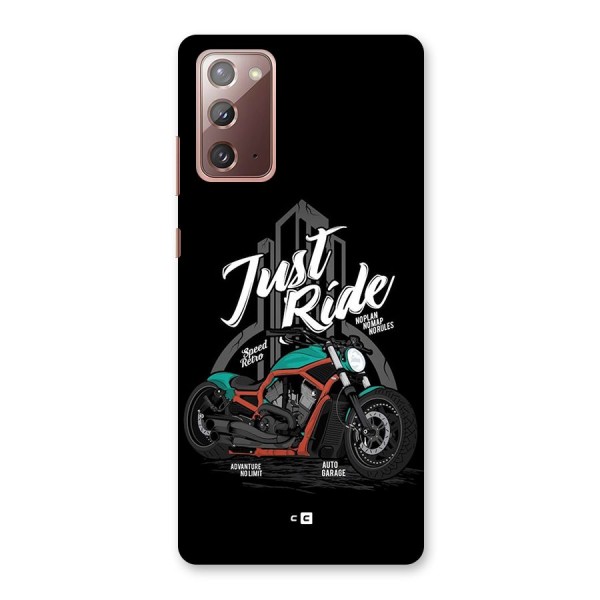 Just Ride Speed Back Case for Galaxy Note 20