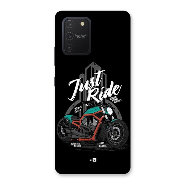 Just Ride Speed Back Case for Galaxy S10 Lite