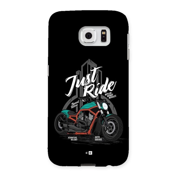 Just Ride Speed Back Case for Galaxy S6