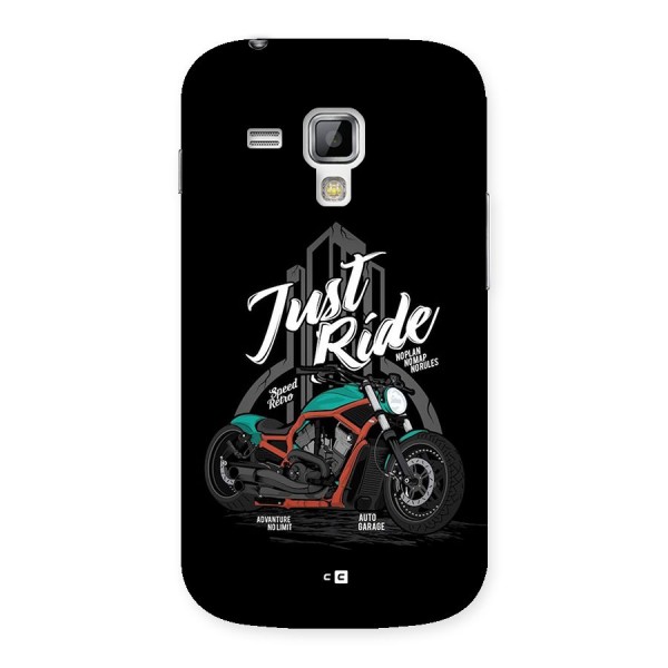 Just Ride Speed Back Case for Galaxy S Duos