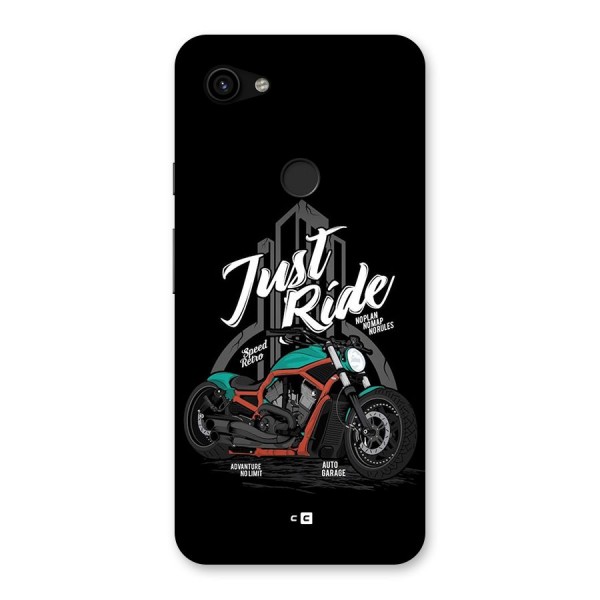 Just Ride Speed Back Case for Google Pixel 3a XL