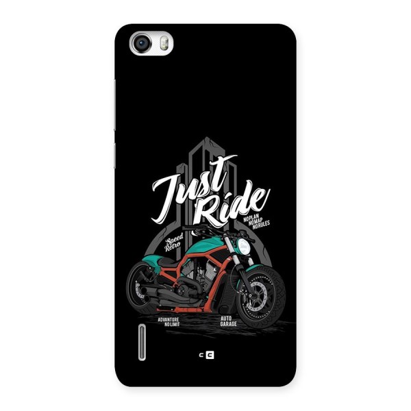 Just Ride Speed Back Case for Honor 6