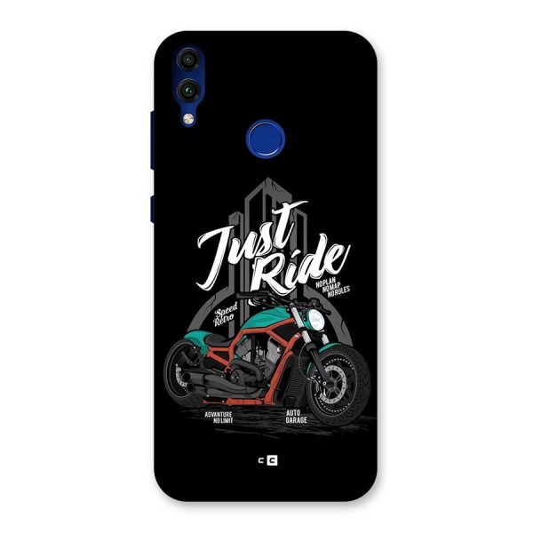 Just Ride Speed Back Case for Honor 8C