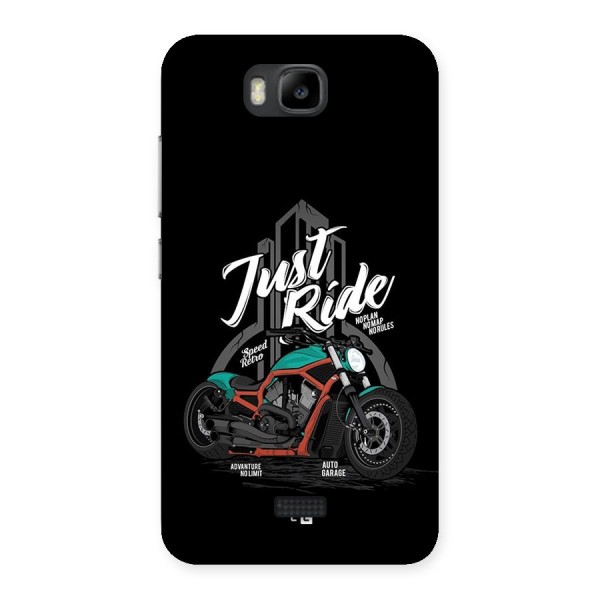 Just Ride Speed Back Case for Honor Bee