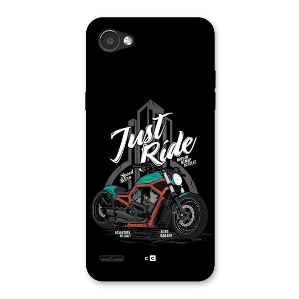 Just Ride Speed Back Case for LG Q6