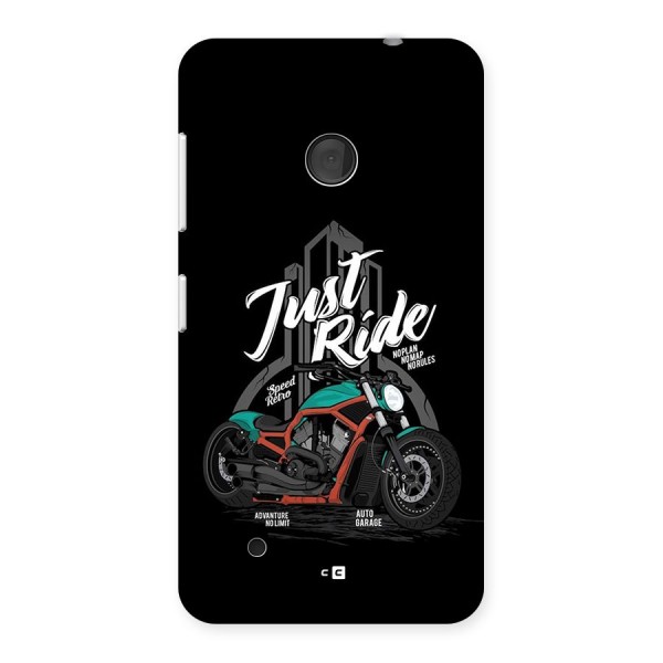 Just Ride Speed Back Case for Lumia 530