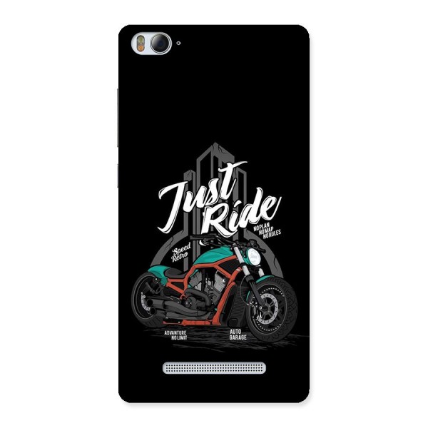 Just Ride Speed Back Case for Mi4i