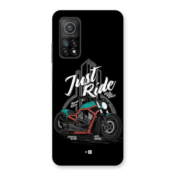 Just Ride Speed Back Case for Mi 10T Pro 5G