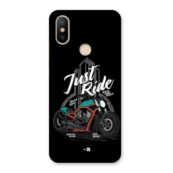 Just Ride Speed Back Case for Mi A2