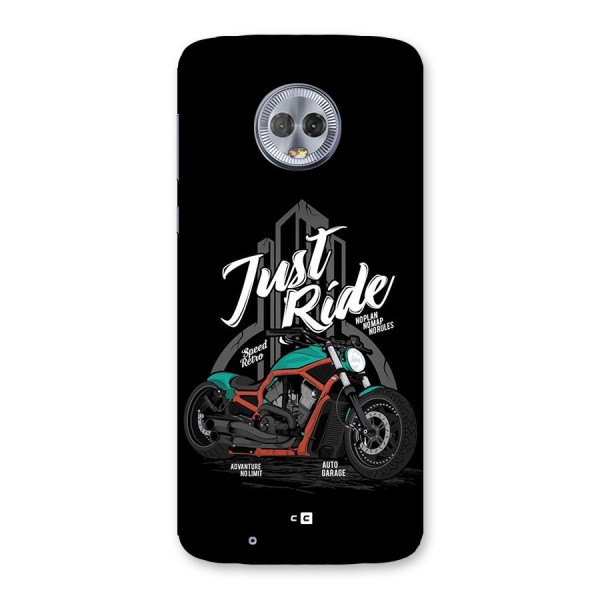 Just Ride Speed Back Case for Moto G6