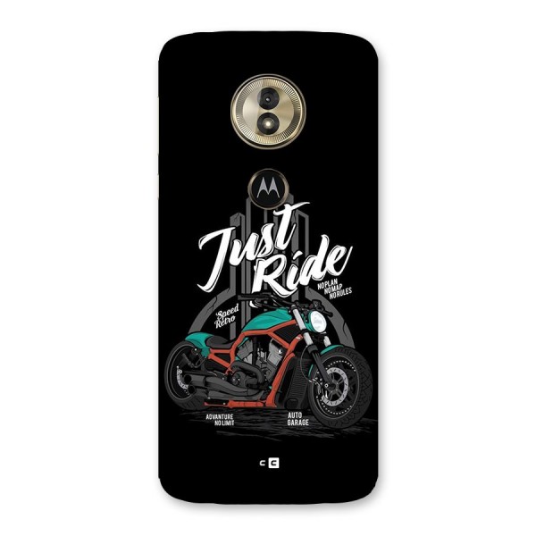 Just Ride Speed Back Case for Moto G6 Play