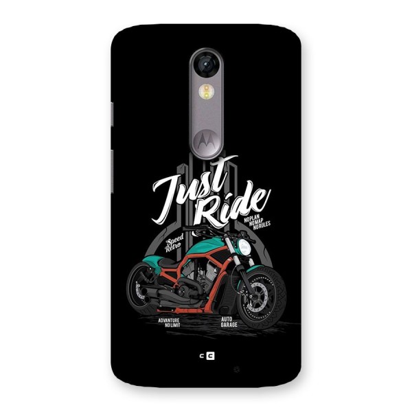 Just Ride Speed Back Case for Moto X Force