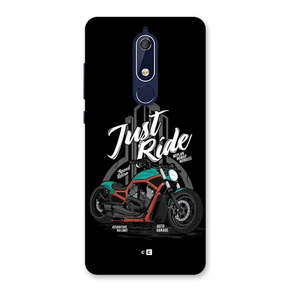 Just Ride Speed Back Case for Nokia 5.1