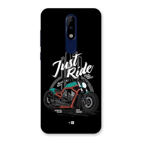 Just Ride Speed Back Case for Nokia 5.1 Plus